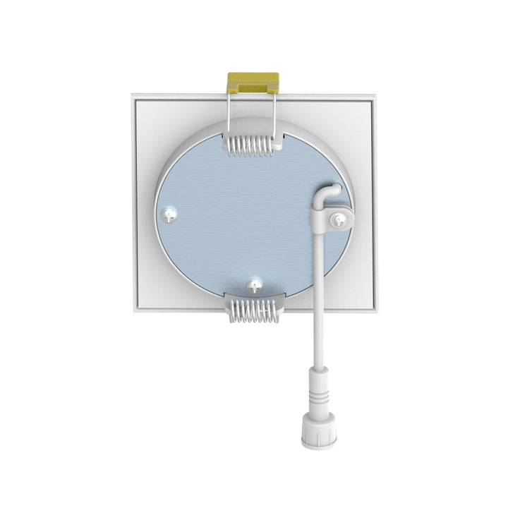 3" Inch Square Canless Recessed Lighting Slim LED Wafer Lights - Wet Rated - 5CCT 2700K-5000K - 550LM