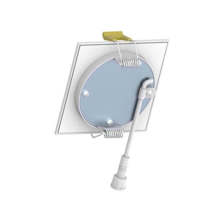 3" Inch Square Canless Recessed Lighting Slim LED Wafer Lights - Wet Rated - 5CCT 2700K-5000K - 550LM