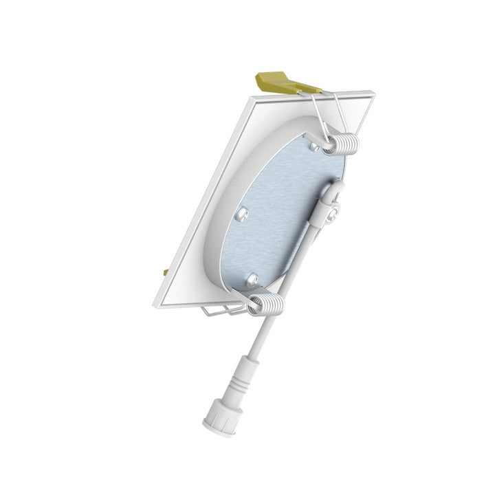 3" Inch Square Canless Recessed Lighting Slim LED Wafer Lights - Wet Rated - 5CCT 2700K-5000K - 550LM