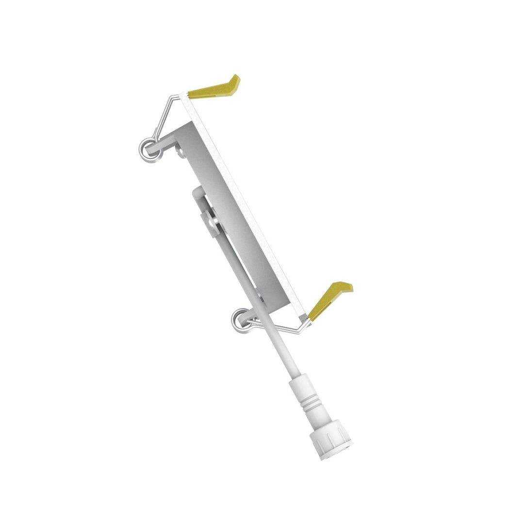 3" Inch Square Canless Recessed Lighting Slim LED Wafer Lights - Wet Rated - 5CCT 2700K-5000K - 550LM