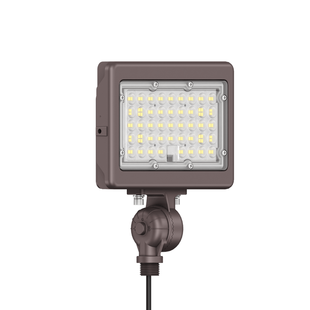30W Bronze Flood Light LED Outdoor Security Lights - Waterproof - 3CCT 3000K-5000K - 4200LM - Knuckle Mount