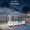 30W Bronze Flood Light LED Outdoor Security Lights - Waterproof - 3CCT 3000K-5000K - 4200LM - Knuckle Mount