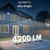 30W LED Flood Lights Outdoor Security Lighting - Waterproof - 3CCT 3000K-5000K - 4200LM - Knuckle Mount