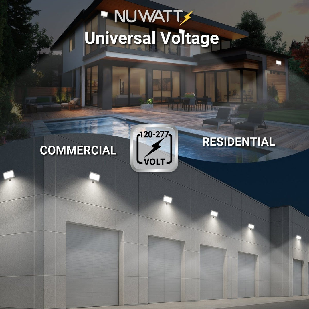 30W LED Flood Lights Outdoor Security Lighting - Waterproof - 3CCT 3000K-5000K - 4200LM - Knuckle Mount
