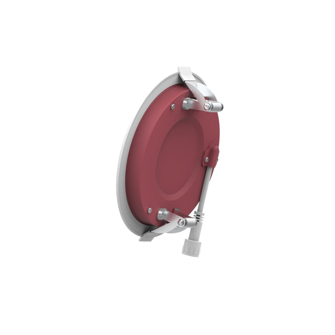 4" Inch Baffle Trim 2 Hour Fire Rated Recessed Light Slim Canless LED Wafer Lights - Wet Rated - 5CCT 2700K-5000K - 900LM