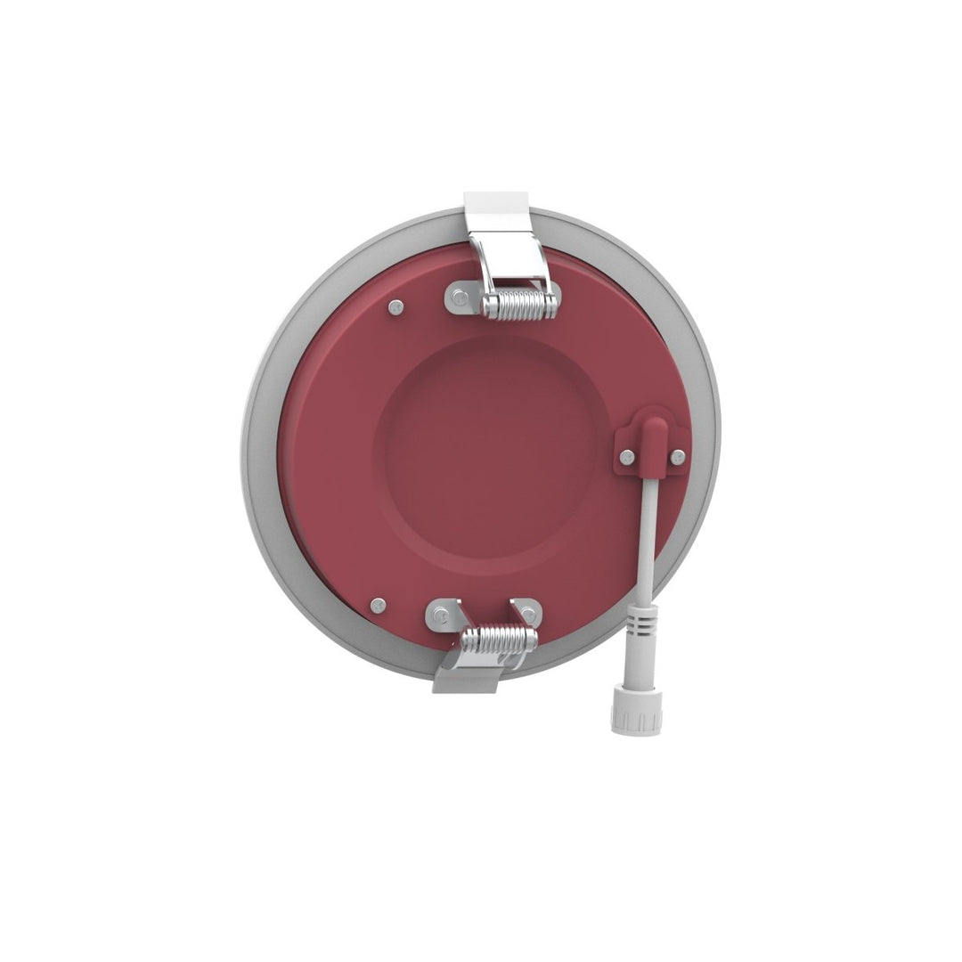 4" Inch Baffle Trim 2 Hour Fire Rated Recessed Light Slim Canless LED Wafer Lights - Wet Rated - 5CCT 2700K-5000K - 900LM