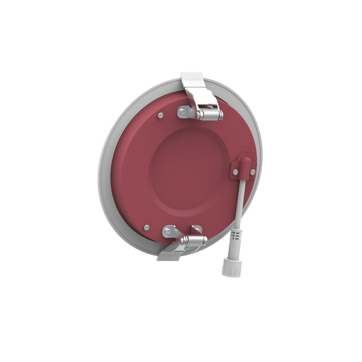 4" Inch Baffle Trim 2 Hour Fire Rated Recessed Light Slim Canless LED Wafer Lights - Wet Rated - 5CCT 2700K-5000K - 900LM