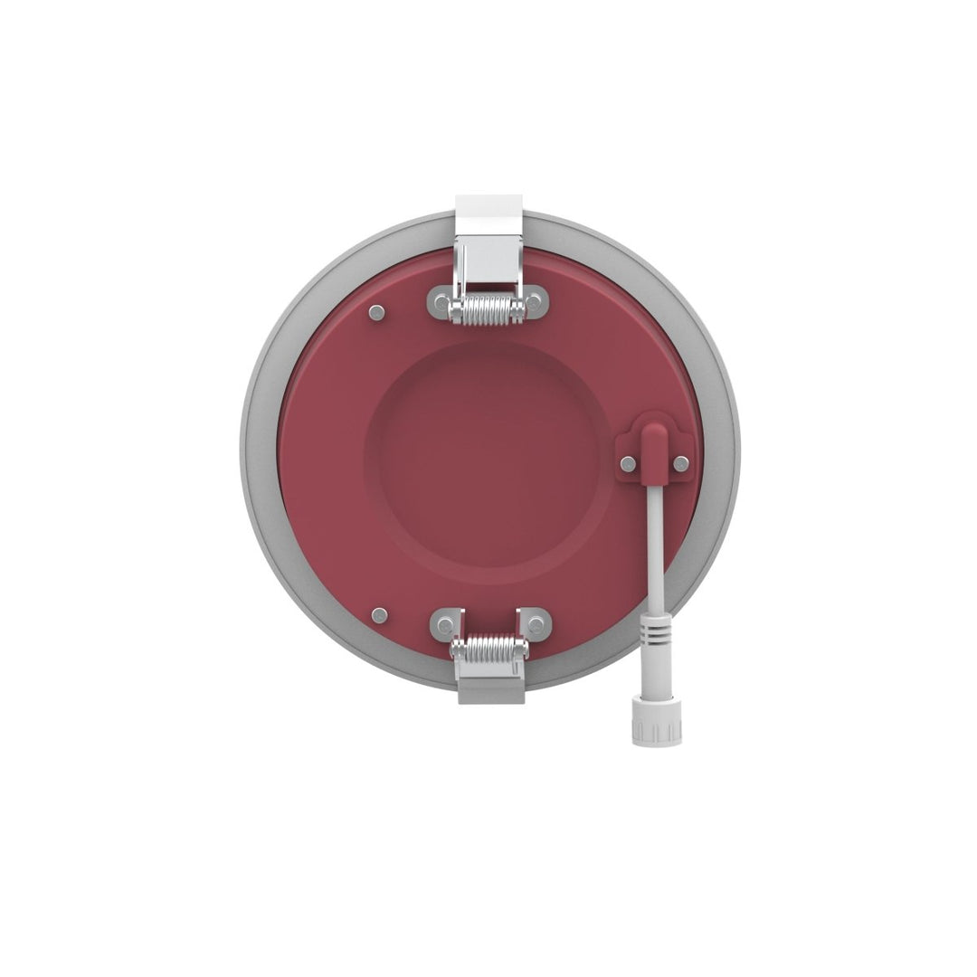 4" Inch Baffle Trim 2 Hour Fire Rated Recessed Light Slim Canless LED Wafer Lights - Wet Rated - 5CCT 2700K-5000K - 900LM