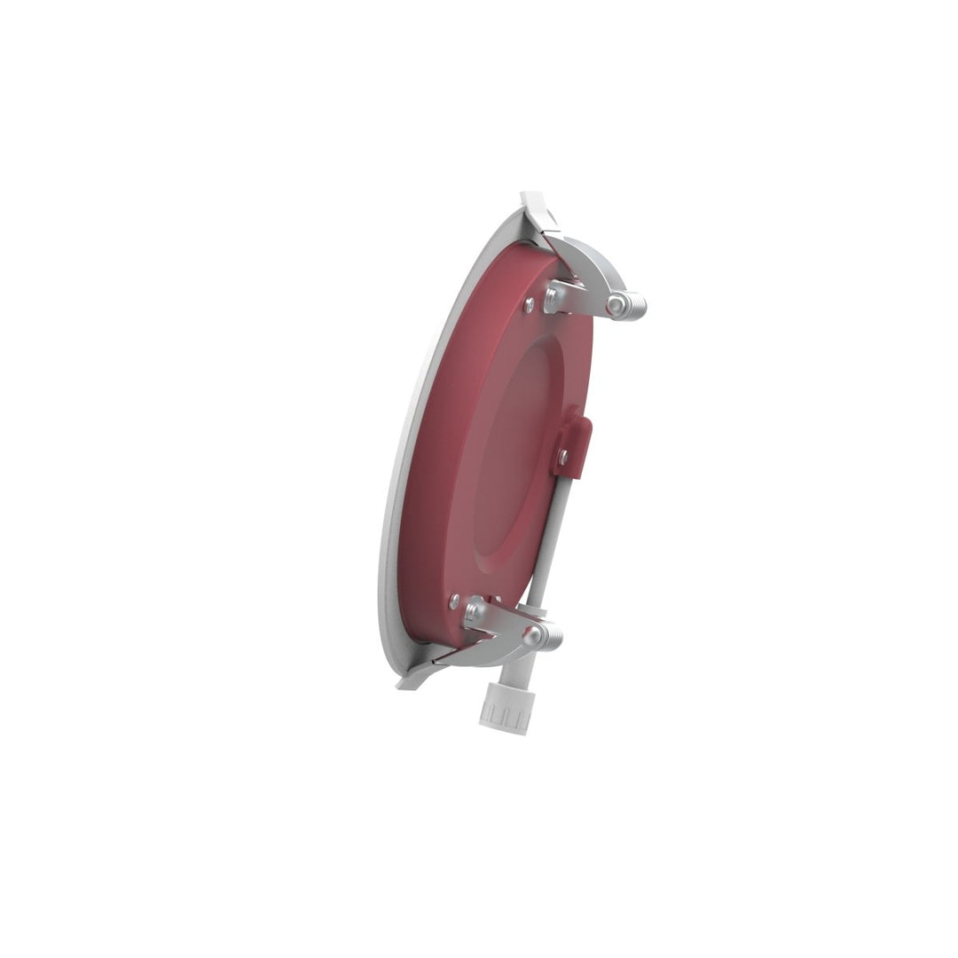 4" Inch Baffle Trim 2 Hour Fire Rated Recessed Light Slim Canless LED Wafer Lights - Wet Rated - 5CCT 2700K-5000K - 900LM