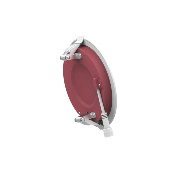 4" Inch Baffle Trim 2 Hour Fire Rated Recessed Light Slim Canless LED Wafer Lights - Wet Rated - 5CCT 2700K-5000K - 900LM