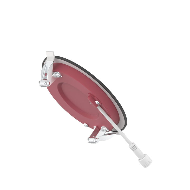 4" Inch Black 2 Hour Fire Rated Recessed Light Slim Canless LED Wafer Lights - Wet Rated - 5CCT 2700K-5000K - 900LM