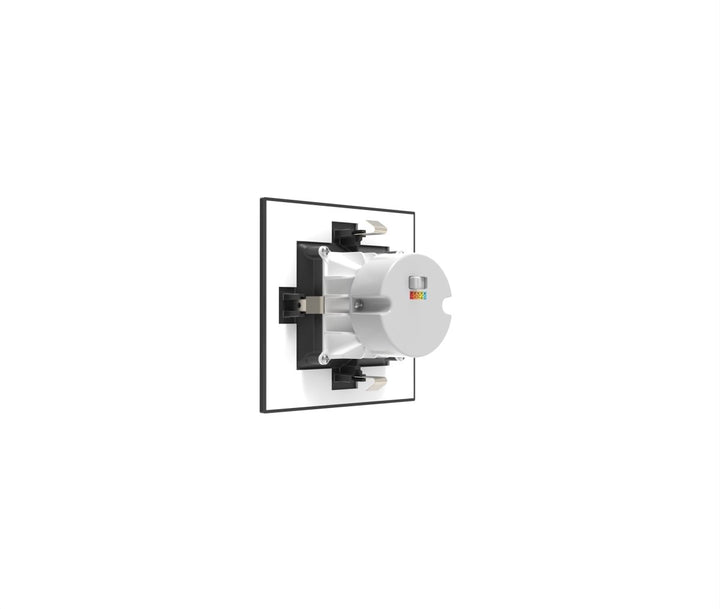4" Inch Black Square Recessed Lighting Retrofit Can Lights - Wet Rated - 5CCT 2700K-5000K - 750LM