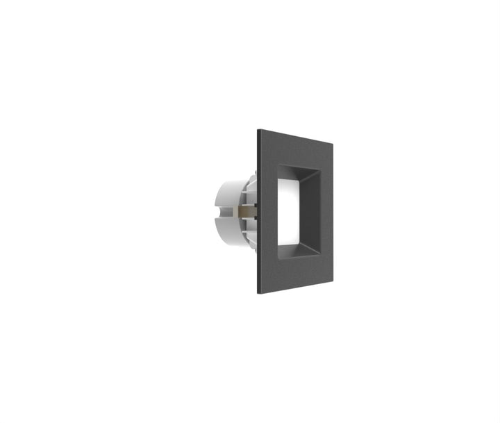 4" Inch Black Square Recessed Lighting Retrofit Can Lights - Wet Rated - 5CCT 2700K-5000K - 750LM