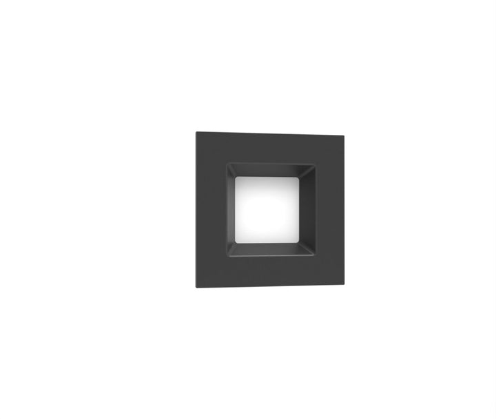 4" Inch Black Square Recessed Lighting Retrofit Can Lights - Wet Rated - 5CCT 2700K-5000K - 750LM