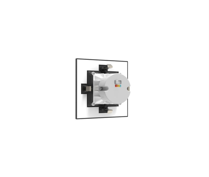 4" Inch Black Square Recessed Lighting Retrofit Can Lights - Wet Rated - 5CCT 2700K-5000K - 750LM
