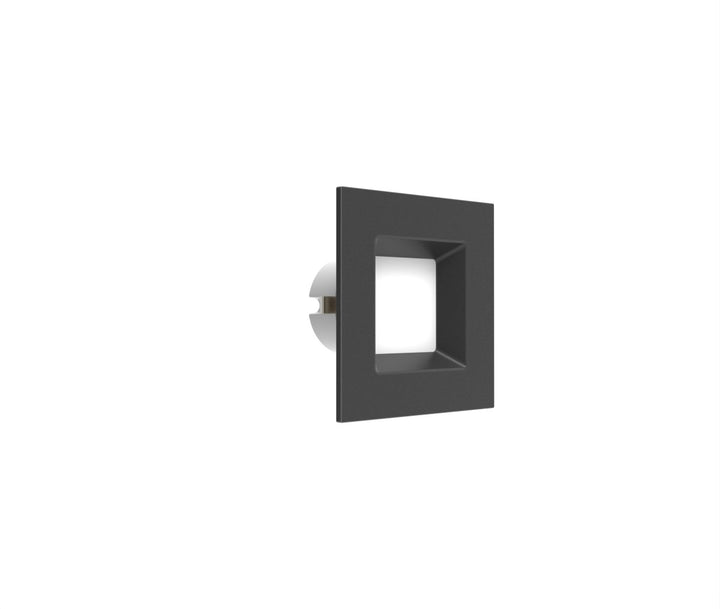 4" Inch Black Square Recessed Lighting Retrofit Can Lights - Wet Rated - 5CCT 2700K-5000K - 750LM
