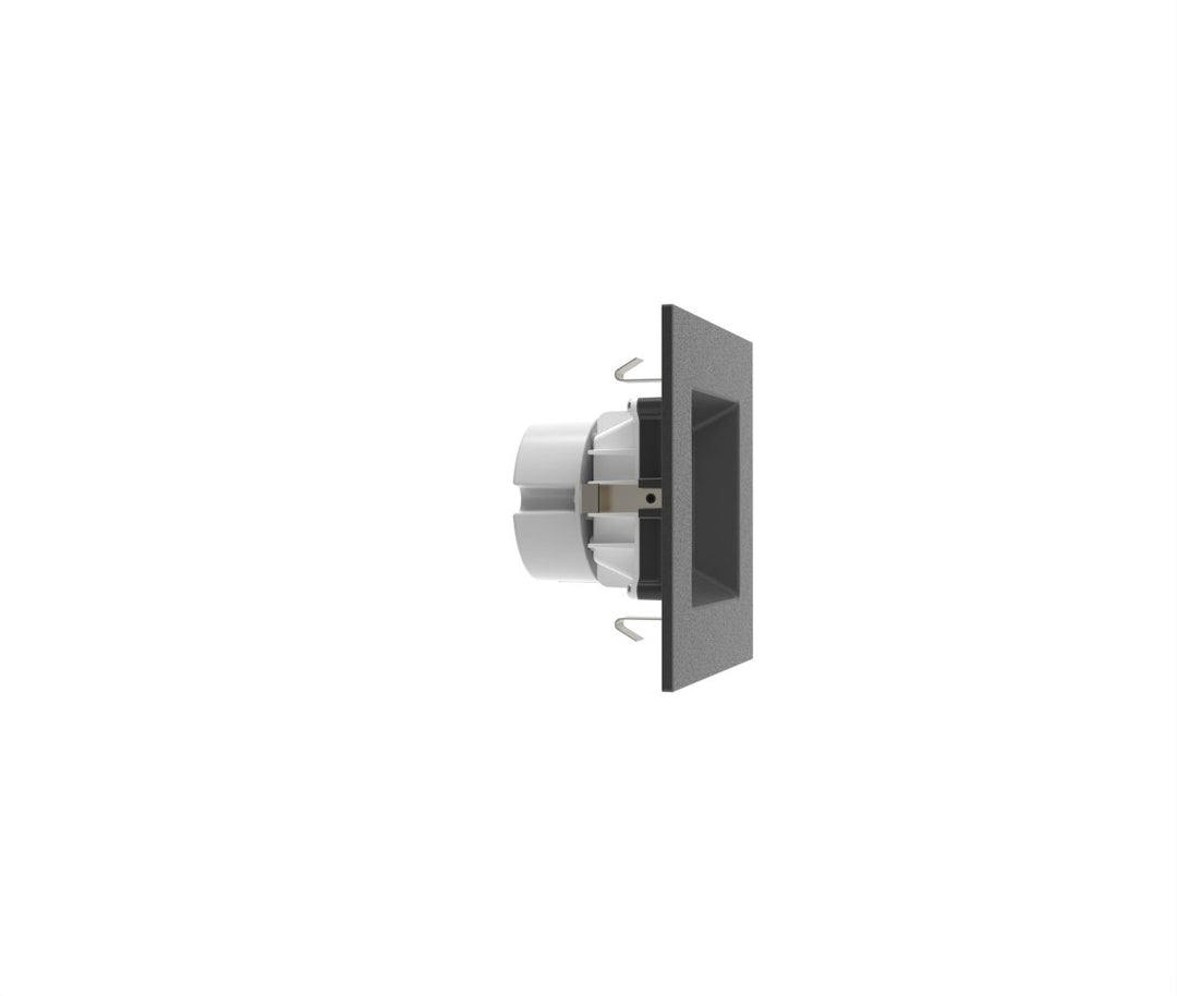4" Inch Black Square Recessed Lighting Retrofit Can Lights - Wet Rated - 5CCT 2700K-5000K - 750LM