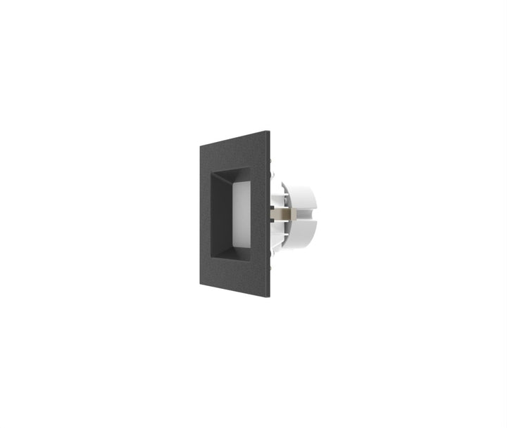 4" Inch Black Square Recessed Lighting Retrofit Can Lights - Wet Rated - 5CCT 2700K-5000K - 750LM