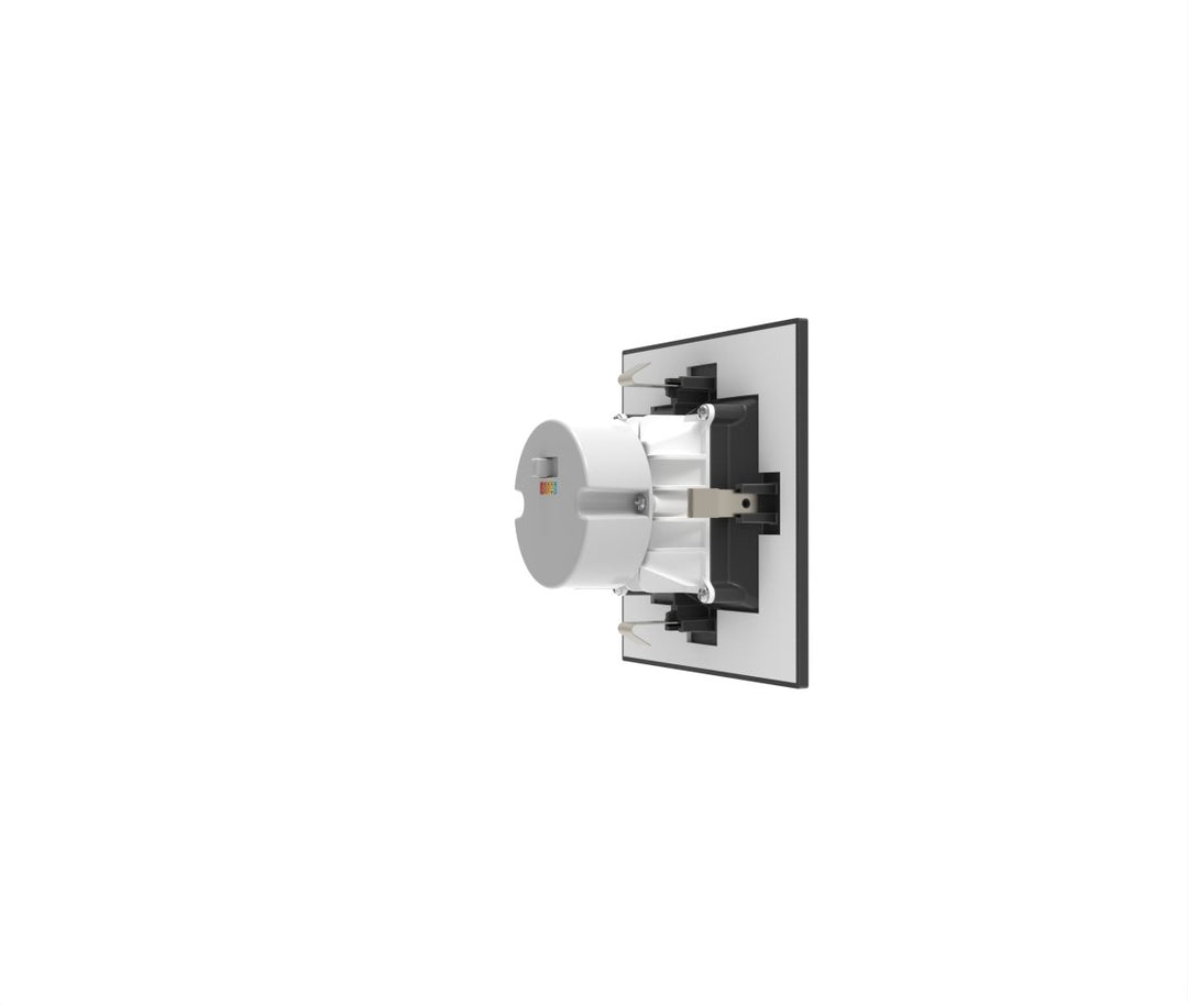 4" Inch Black Square Recessed Lighting Retrofit Can Lights - Wet Rated - 5CCT 2700K-5000K - 750LM