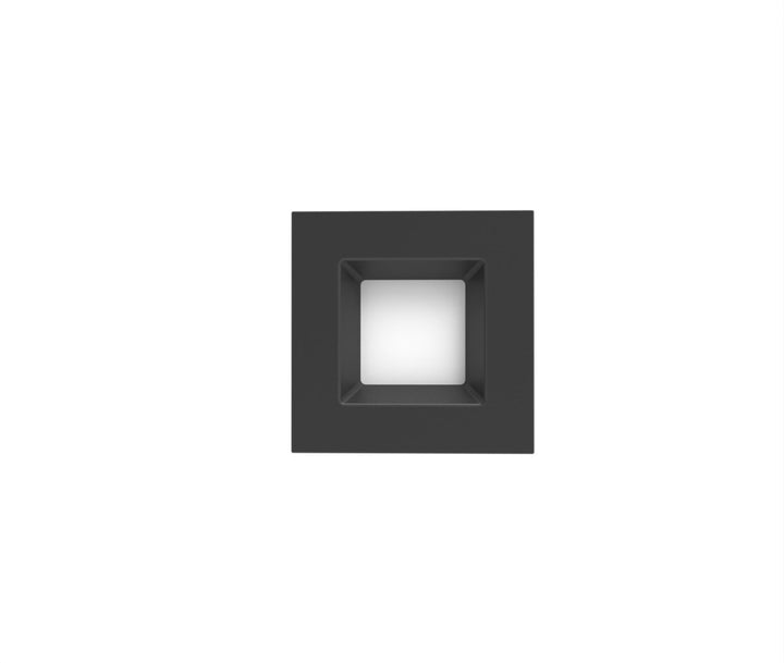 4" Inch Black Square Recessed Lighting Retrofit Can Lights - Wet Rated - 5CCT 2700K-5000K - 750LM