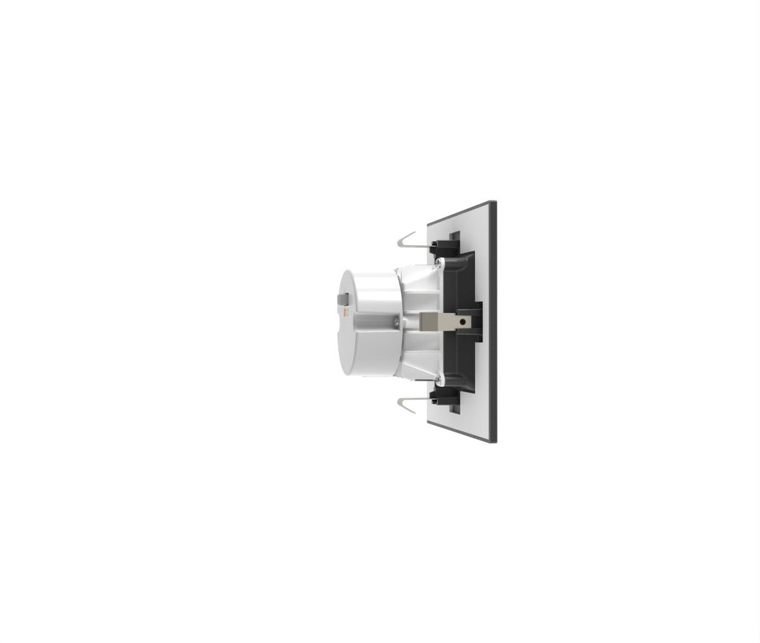 4" Inch Black Square Recessed Lighting Retrofit Can Lights - Wet Rated - 5CCT 2700K-5000K - 750LM
