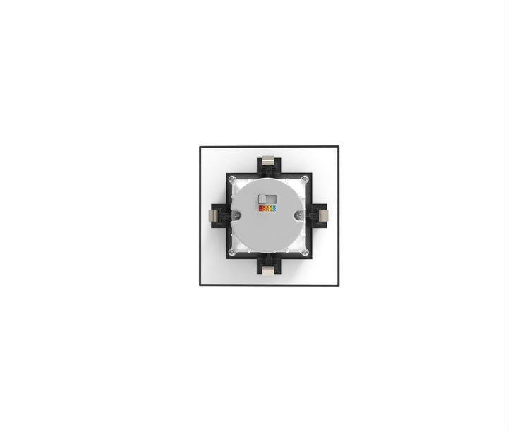 4" Inch Black Square Recessed Lighting Retrofit Can Lights - Wet Rated - 5CCT 2700K-5000K - 750LM