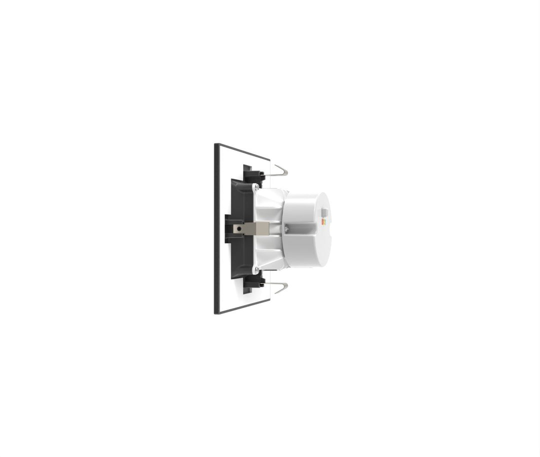 4" Inch Black Square Recessed Lighting Retrofit Can Lights - Wet Rated - 5CCT 2700K-5000K - 750LM