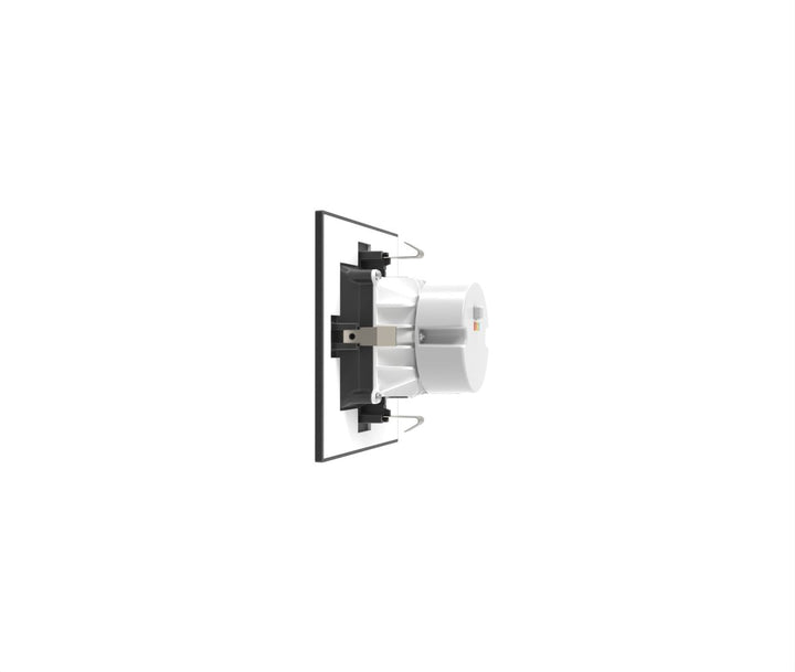 4" Inch Black Square Recessed Lighting Retrofit Can Lights - Wet Rated - 5CCT 2700K-5000K - 750LM