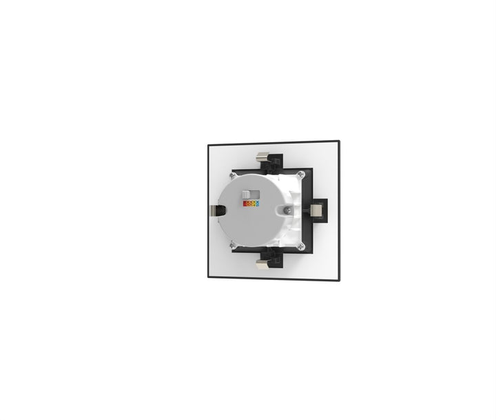 4" Inch Black Square Recessed Lighting Retrofit Can Lights - Wet Rated - 5CCT 2700K-5000K - 750LM