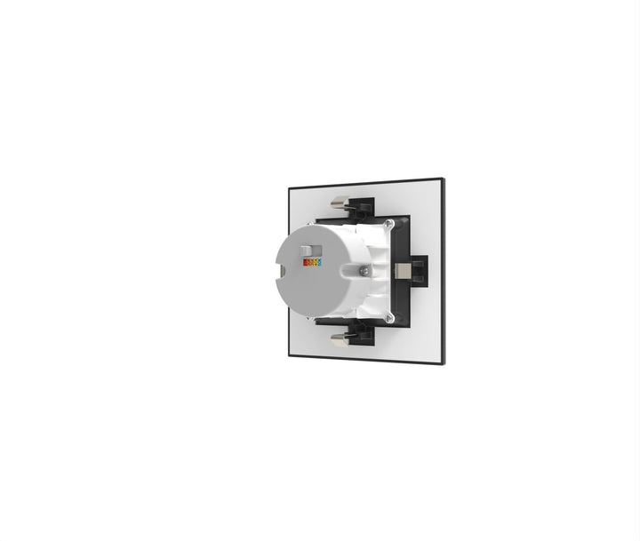 4" Inch Black Square Recessed Lighting Retrofit Can Lights - Wet Rated - 5CCT 2700K-5000K - 750LM