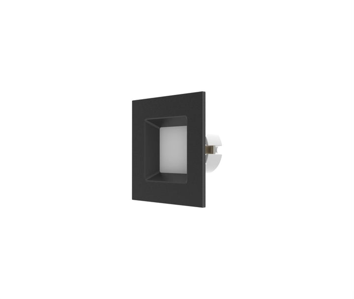 4" Inch Black Square Recessed Lighting Retrofit Can Lights - Wet Rated - 5CCT 2700K-5000K - 750LM