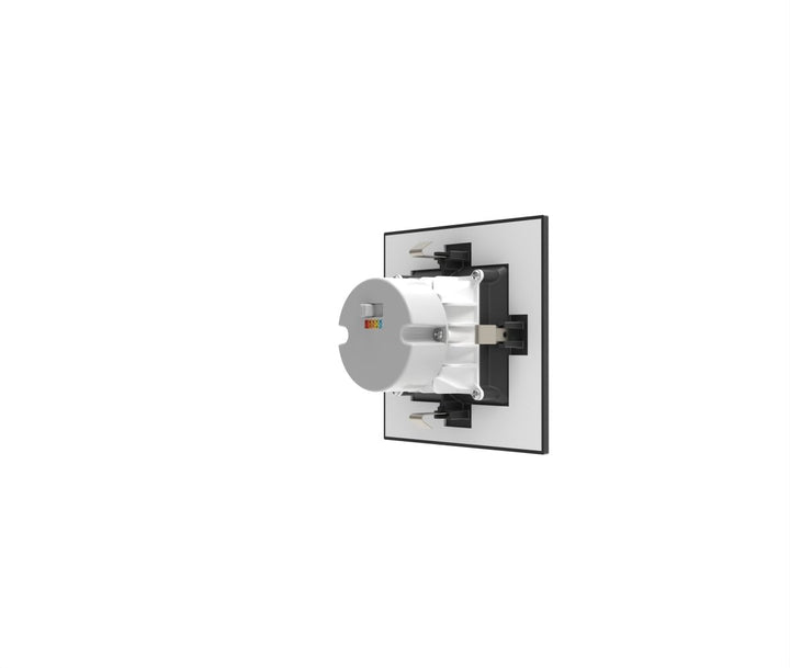 4" Inch Black Square Recessed Lighting Retrofit Can Lights - Wet Rated - 5CCT 2700K-5000K - 750LM