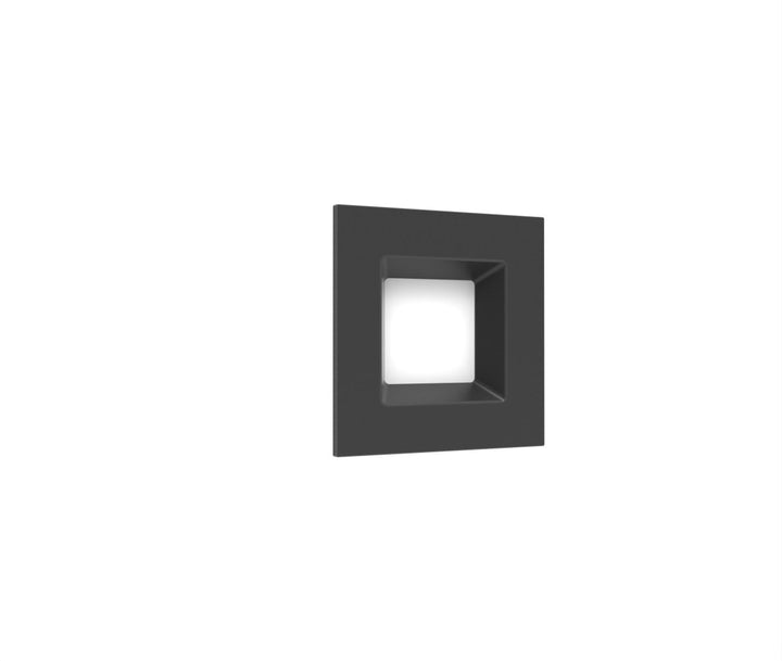 4" Inch Black Square Recessed Lighting Retrofit Can Lights - Wet Rated - 5CCT 2700K-5000K - 750LM