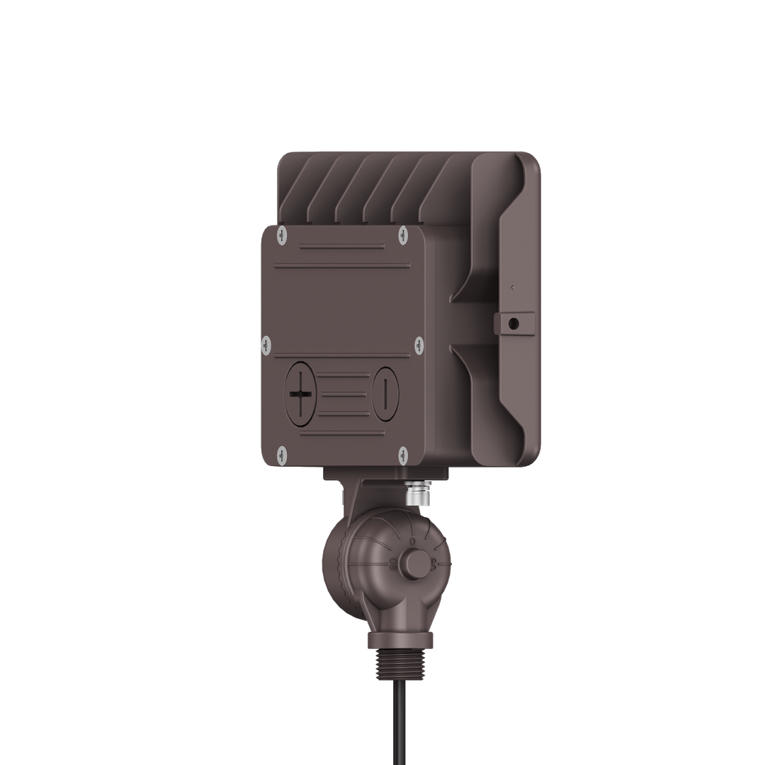 50W Bronze Flood Light LED Outdoor Security Lights - Waterproof - 3CCT 3000K-5000K - 7050LM - Knuckle Mount