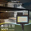 50W Bronze Flood Light LED Outdoor Security Lights - Waterproof - 3CCT 3000K-5000K - 7050LM - Knuckle Mount