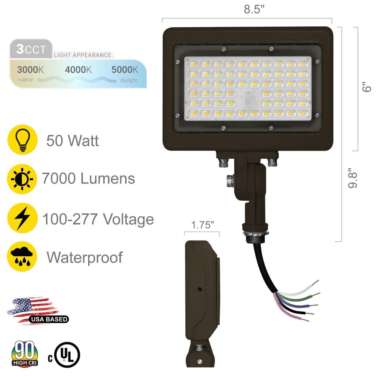 Waterproof led focus light new arrivals