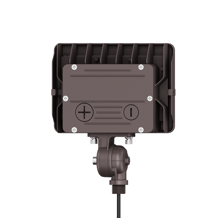 50W Bronze Flood Light LED Outdoor Security Lights - Waterproof - 3CCT 3000K-5000K - 7050LM - Knuckle Mount