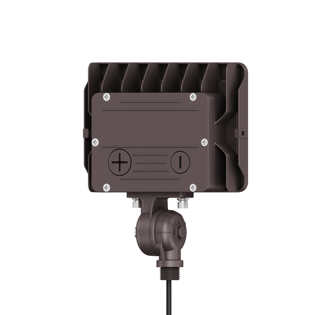 50W Bronze Flood Light LED Outdoor Security Lights - Waterproof - 3CCT 3000K-5000K - 7050LM - Knuckle Mount