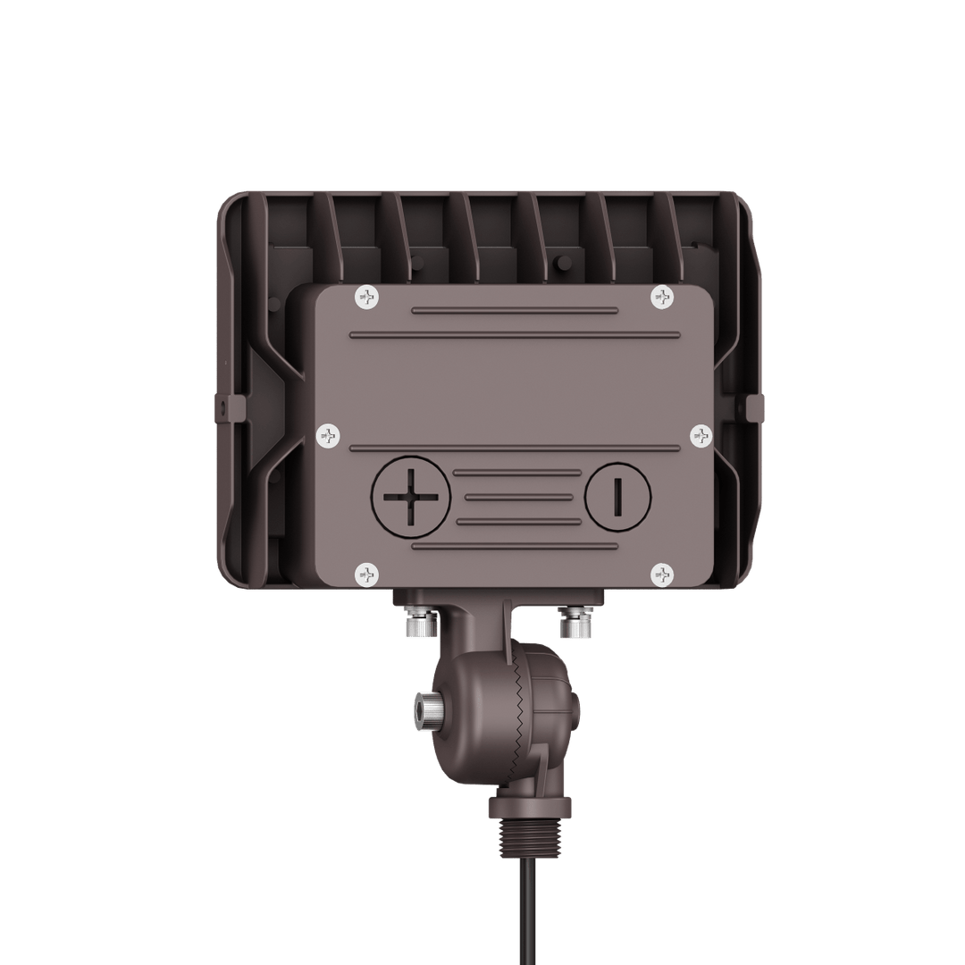 50W Bronze Flood Light LED Outdoor Security Lights - Waterproof - 3CCT 3000K-5000K - 7050LM - Knuckle Mount