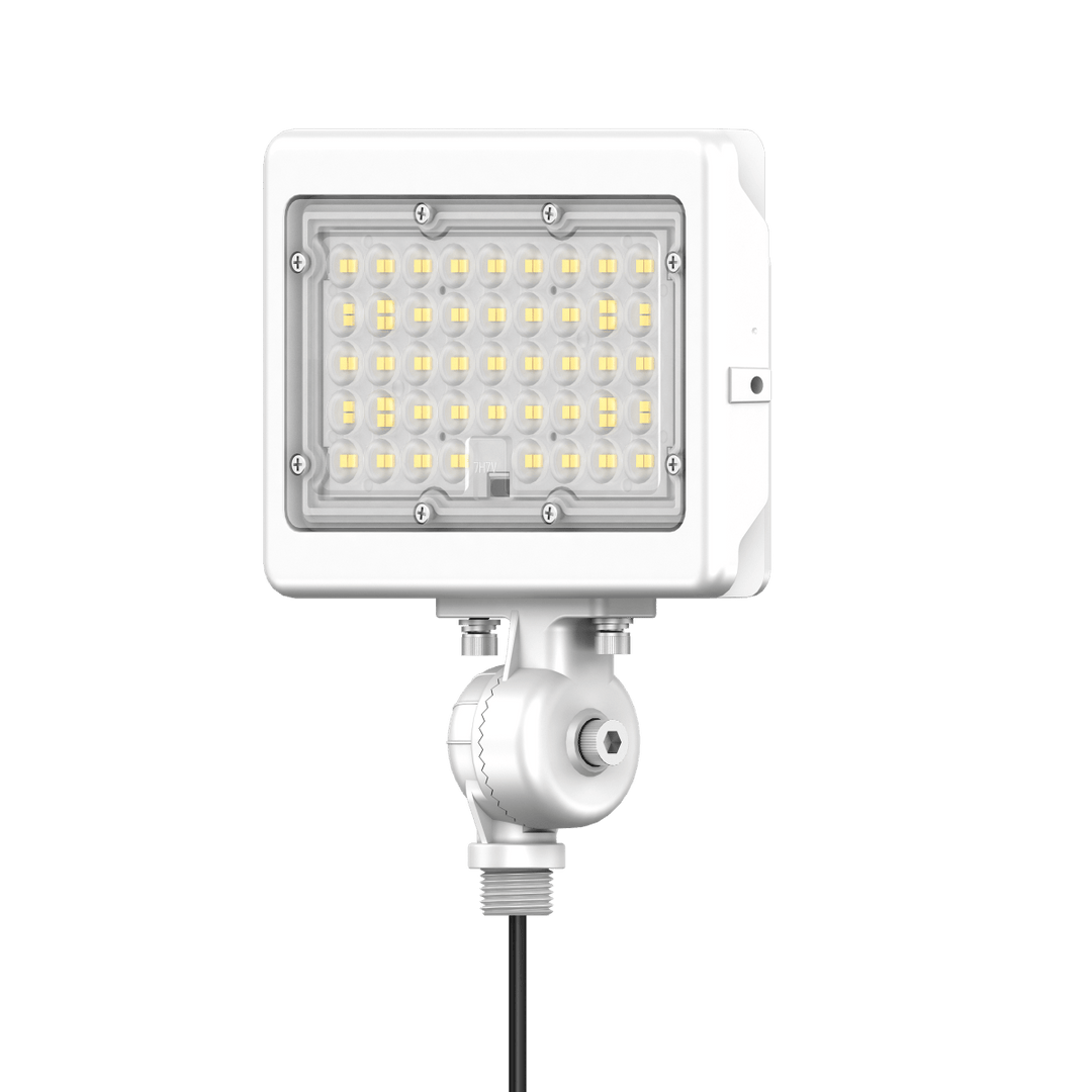 50W LED Flood Lights Outdoor Security Lighting - Waterproof - 3CCT 3000K-5000K - 7050LM - Knuckle Mount
