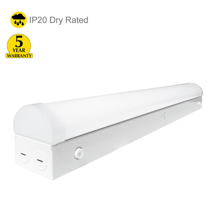 NuWatt 2 Foot LED Linear Shop Light - Bi-Level Motion Sensor Installed - 20 Watts - 2,600 Lumens - 120-277V - 3 CCT 3000K, 4000K, 5000K (4 Pack) | | Nuwatt Lighting