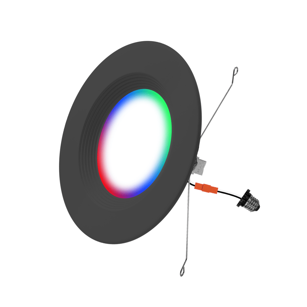 black trim wifi recessed lights 6 inch