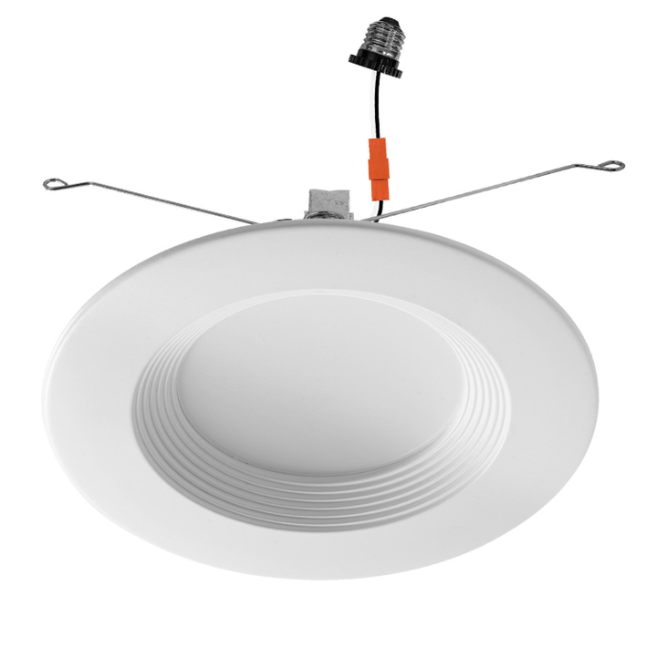 5/6" Inch Retrofit Baffle LED Recessed Can Lights - Wet Rated - 5CCT 2700K-5000K - 1300LM
