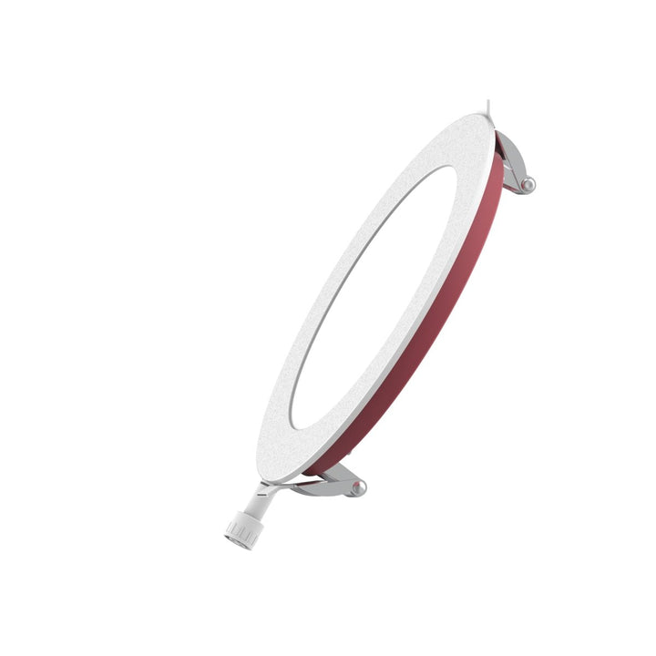 6" Inch 2 Hour Fire Rated Recessed Light Slim Canless LED Wafer Lights - Wet Rated - 5CCT 2700K-5000K - 1200LM