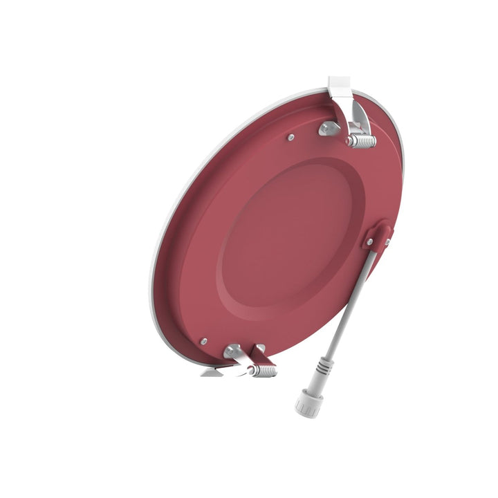 6" Inch 2 Hour Fire Rated Recessed Light Slim Canless LED Wafer Lights - Wet Rated - 5CCT 2700K-5000K - 1200LM