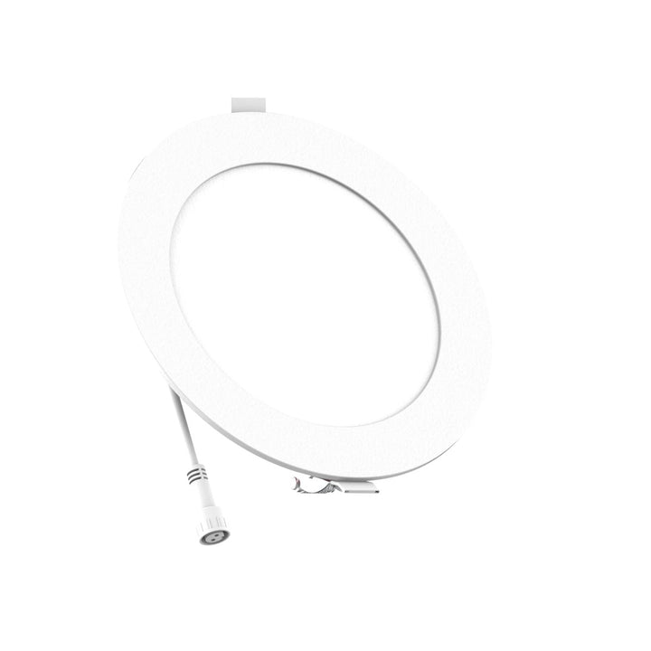 6" Inch 2 Hour Fire Rated Recessed Light Slim Canless LED Wafer Lights - Wet Rated - 5CCT 2700K-5000K - 1200LM