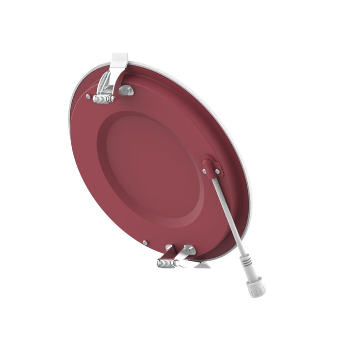6" Inch 2 Hour Fire Rated Recessed Light Slim Canless LED Wafer Lights - Wet Rated - 5CCT 2700K-5000K - 1200LM