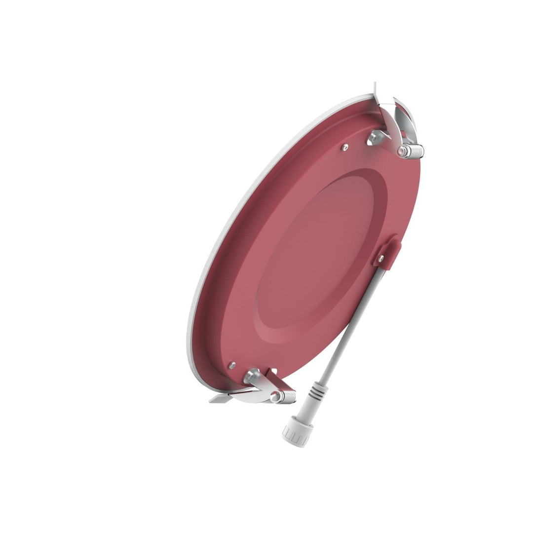 6" Inch 2 Hour Fire Rated Recessed Light Slim Canless LED Wafer Lights - Wet Rated - 5CCT 2700K-5000K - 1200LM