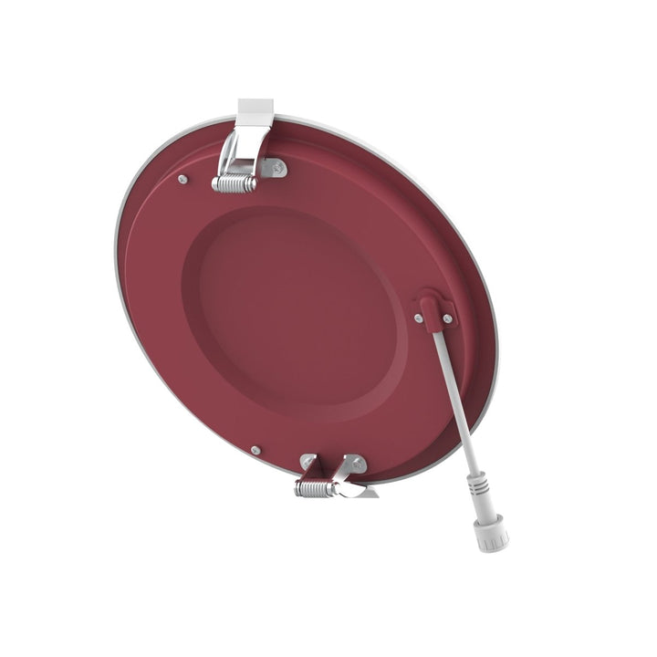 6" Inch 2 Hour Fire Rated Recessed Light Slim Canless LED Wafer Lights - Wet Rated - 5CCT 2700K-5000K - 1200LM