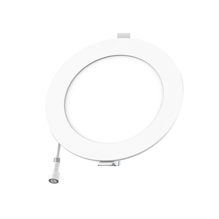 6" Inch 2 Hour Fire Rated Recessed Light Slim Canless LED Wafer Lights - Wet Rated - 5CCT 2700K-5000K - 1200LM